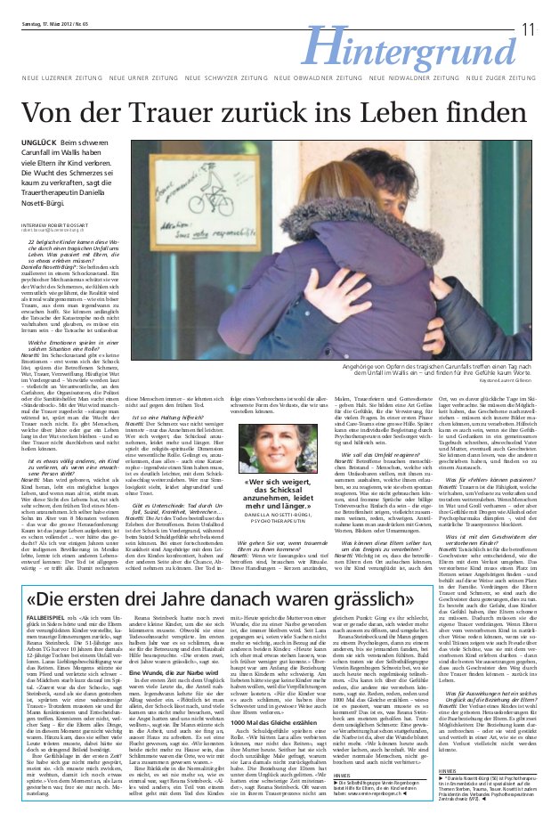 Abbildung Artikel Trauer