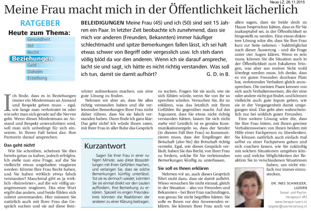 Abbildung Artikel Trennung